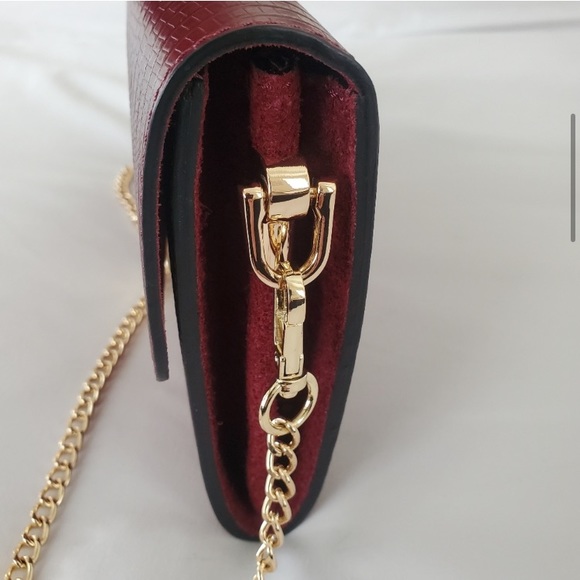 Gorgeous Red Leather Viola Castellani Purse MADE IN ITALY - Picture 2 of 16